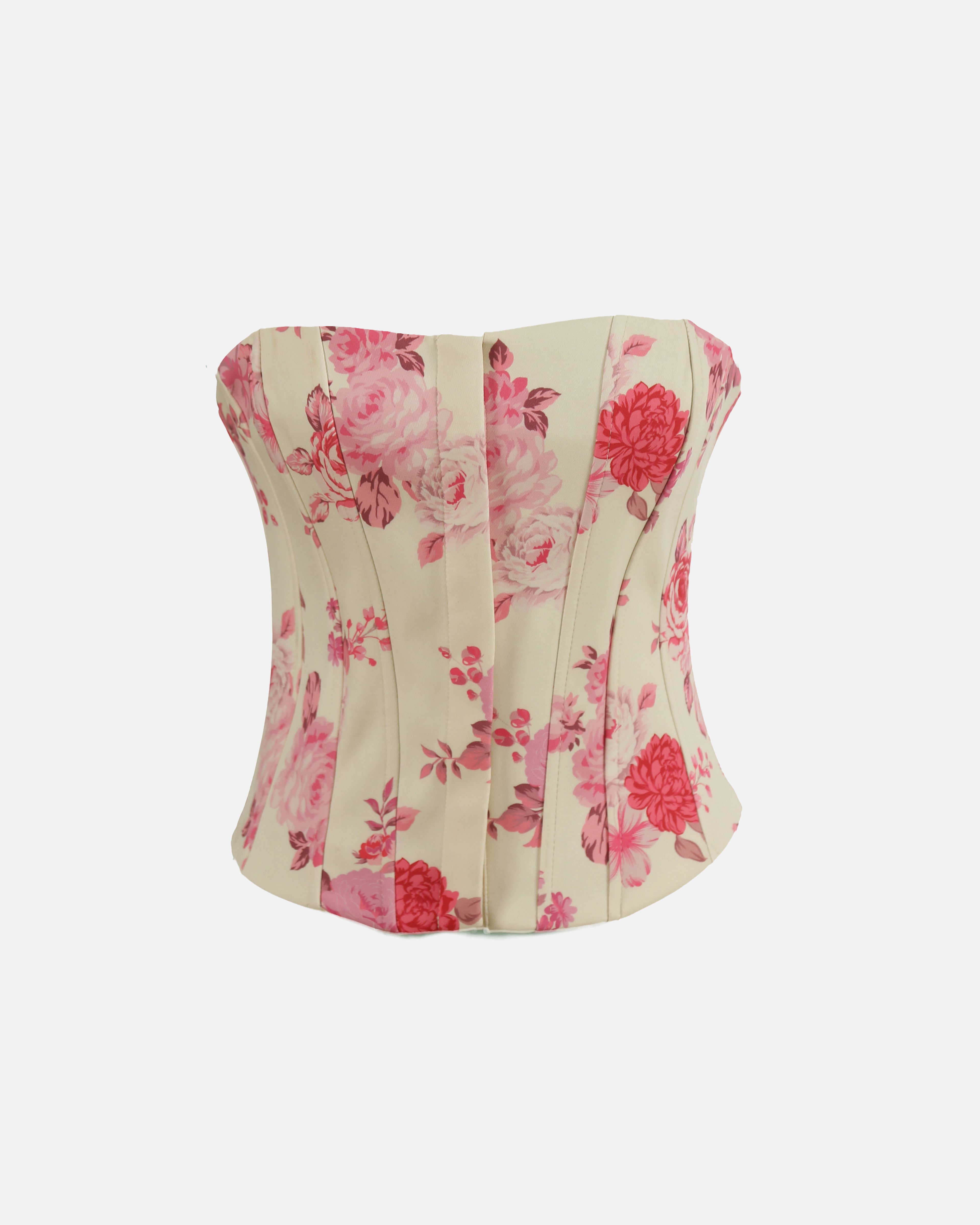 Floral Embellished Corset Top