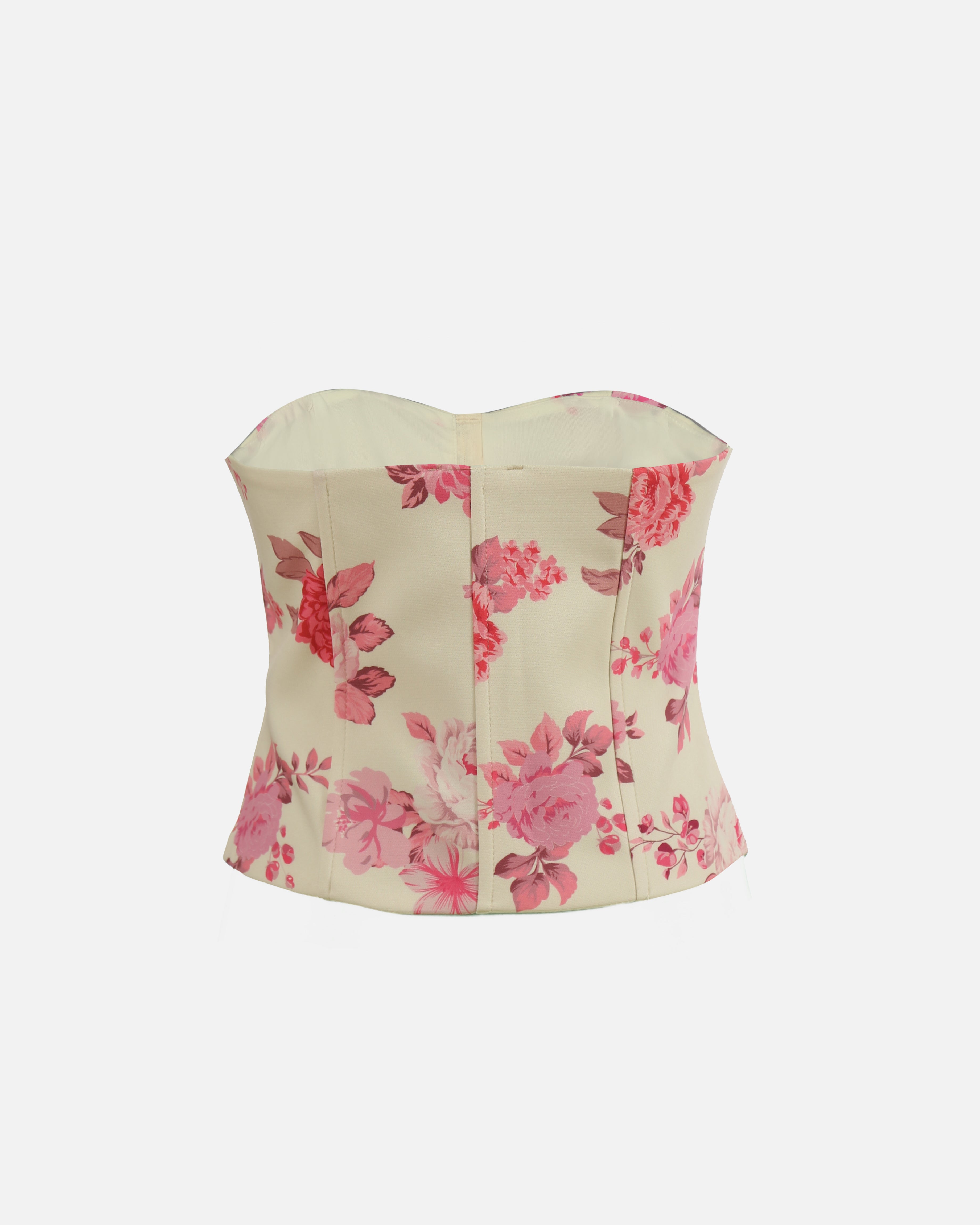 Floral Embellished Corset Top